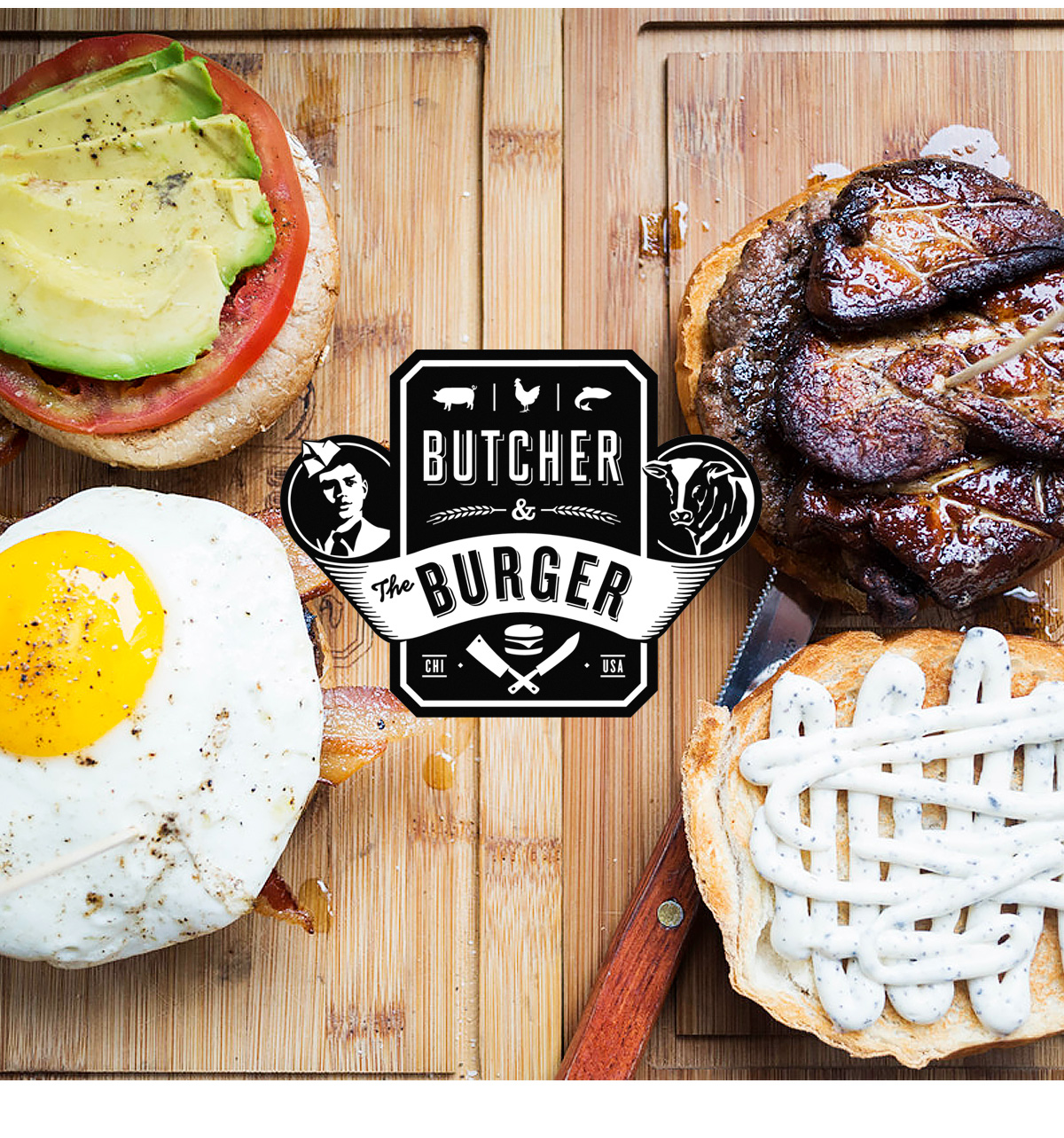 Butcher & The Burger / Chicago - Hospitality - Projects - Meat and Potatoes
